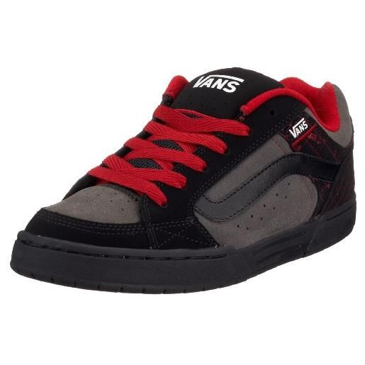 Vans scarpe skink skateboarding uomo, nero carbone rosso, 42 eu