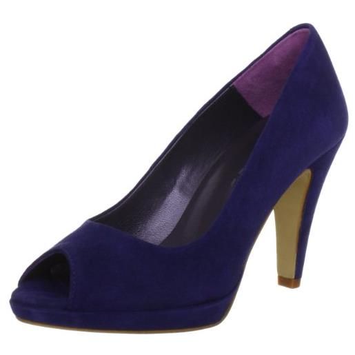 SELECTED nina high heel suede 16029191, scarpe col tacco donna, blu (blau (astral aura)), 38