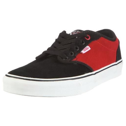 Vans m atwood vkc4ljv, sneaker uomo, nero (schwarz/black/true red), 40.5