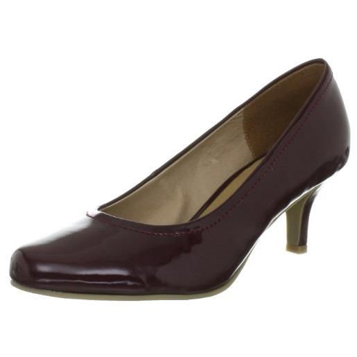 s.Oliver selection 5-5-22411-39, scarpe col tacco donna, rosso (rot (wine patent 573)), 42
