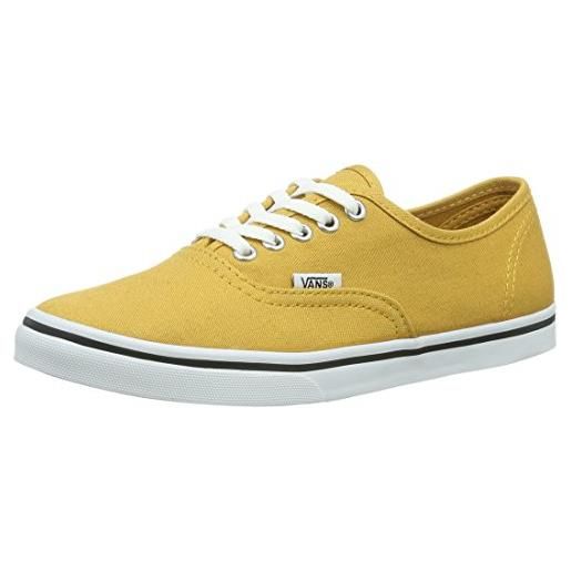 Vans u authentic lo pro mustard/true wh sneaker, donna, beige (mustard/true wh/doi), 40.5
