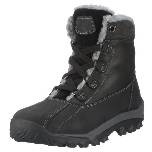Timberland woodbury leather waterproof 93102, scarpe sportive uomo, colore: nero, nero (schwarz), 45.5