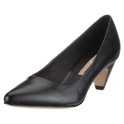 Buffalo - scarpe col tacco donna, nero (schwarz (black1)), 42