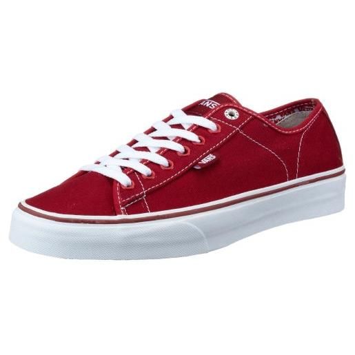 Vans scarpe da ginnastica uomo, rosso (rot (red/white)), 47