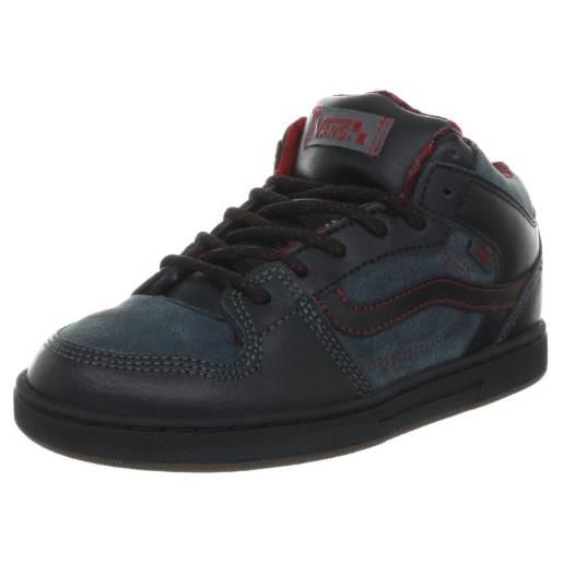 Vans edgemont vnj56hl, sneaker bambino, nero (schwarz ((weather) black/urban/black)), 39