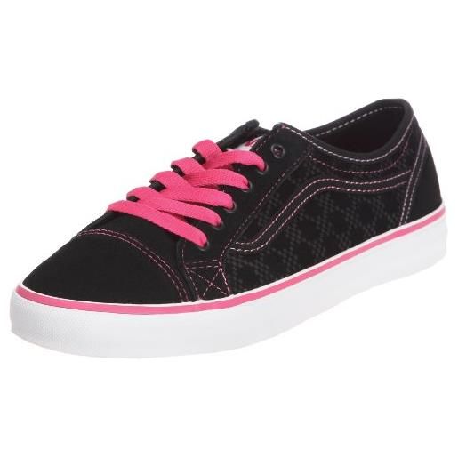 Vans devan vl9864d, sneaker donna, nero (schwarz ((color stitch) black/pink)), 40.5