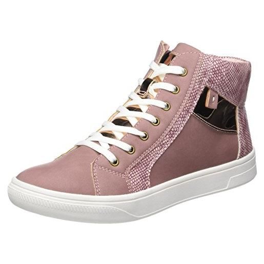 s.Oliver 45203, scarpe da ginnastica alte bambina, rosa (dusty pink 547), 36 eu