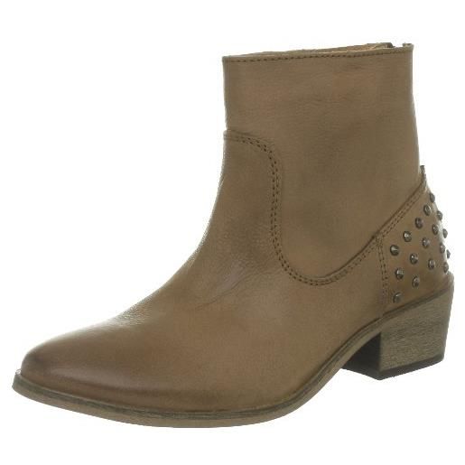 PIECES ditte leather boot, scarpe da barca donna, marrone (braun (cognac. ), 38