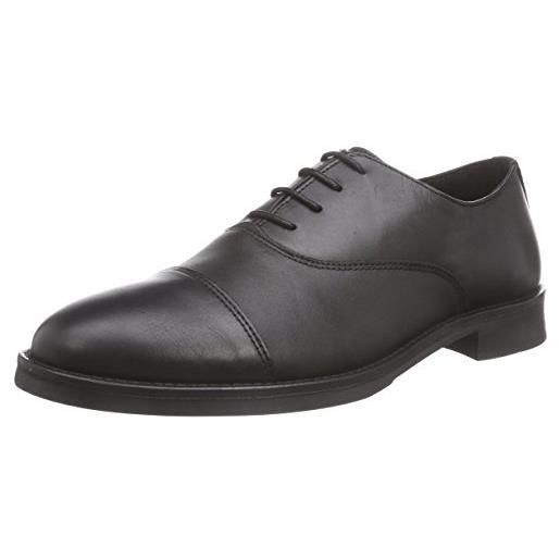 SELECTED shdmarc leather shoe noos, oxford uomo, nero (black), 41 eu