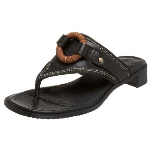 Timberland lora rng thg, sandali da donna, nero, 39 eu