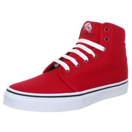 Vans 106 hi vrqm6rt, sneaker unisex adulto, rosso (rot (red/true white)), 45
