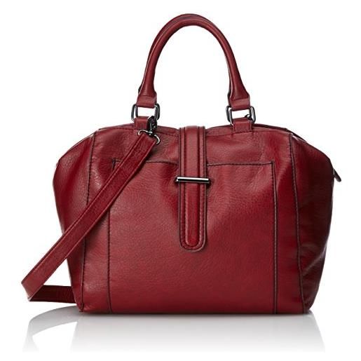 s.Oliver shopper, borsa a mano donna, rosso (dark cherry 3860), 30x28x8 cm (b x h x t)