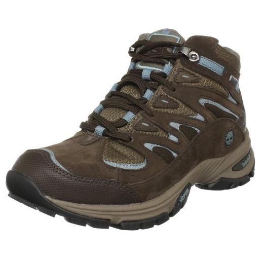 Timberland ledge ftp mid leather gtx 51650, scarpe sportive donna, marrone (braun/dark brown), 39.5