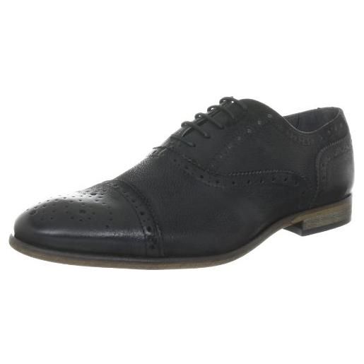 SELECTED sel brande f 16028244, scarpe stringate basse classiche uomo, nero (schwarz (black)), 42