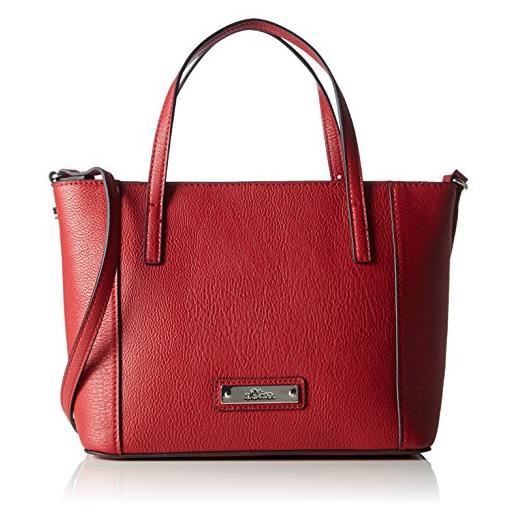 s.Oliver 39.510.94.5273 - borsa shopper da donna, rosso (rose red 3571), 29x18x7 cm (b x h x t)