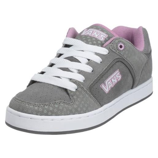 Vans w kendall j, sneaker, colore: grigio/bianco, grigio (grau (characoal/white)), 42.5