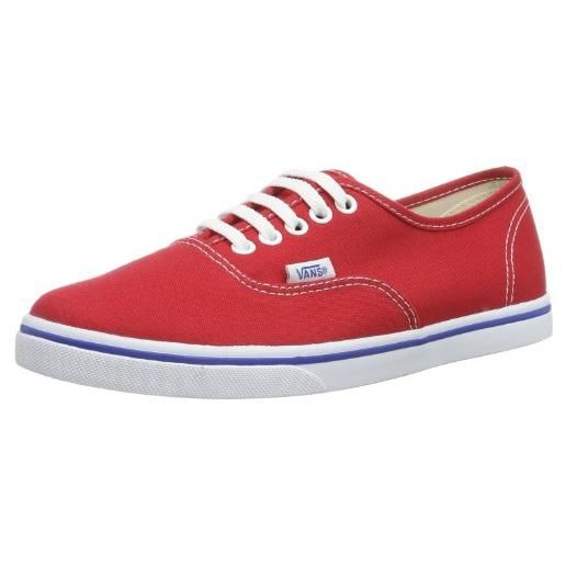 Vans - u authentic lo pro, sneaker unisex - adulto, rosso (mars red/true white), 38.5