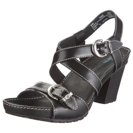Timberland belicia belicia sandal, sandali donna, nero (nero), 37 eu