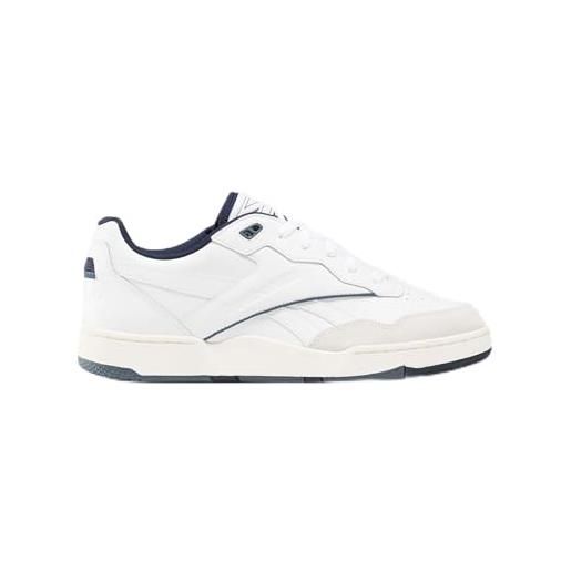 Reebok bb 4000 ii, sneaker unisex-adulto, ftwrwhite/vectornavy/eastcoast, 38.5 eu