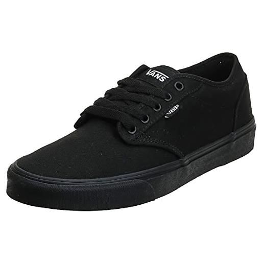 Vans atwood, scarpe da ginnastica uomo, nero (perf leather/black/black), 44.5 eu
