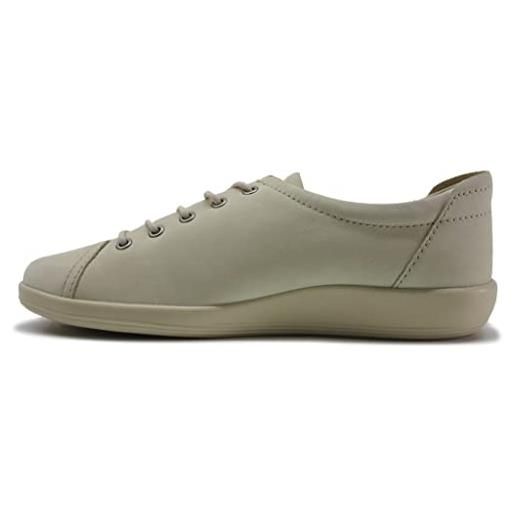 Ecco soft 2.0 shoe, scarpa donna, limestone, 39 eu