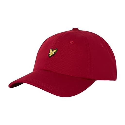 Lyle & Scott cappellino vintage da baseball, rosso intenso, rosso intenso, taglia unica