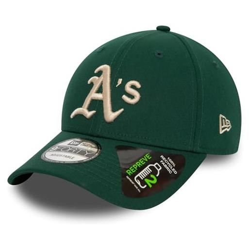 New Era cappello da uomo repreve regolabile 9forty ~ oakland athletics green, verde, taglia unica
