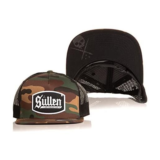 Sullen men's contour trucker camo/black snapback hat