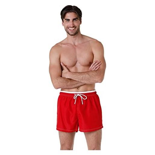 LVB short boxer universal costume, rosso, xl uomo