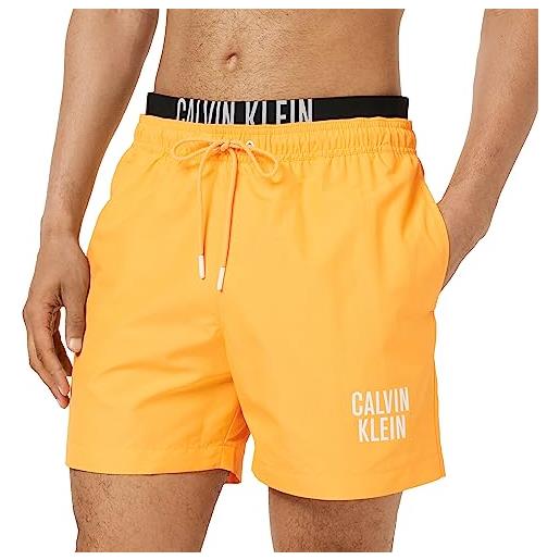 Calvin Klein pantaloncino da bagno uomo lungo, arancione (royal orange), s