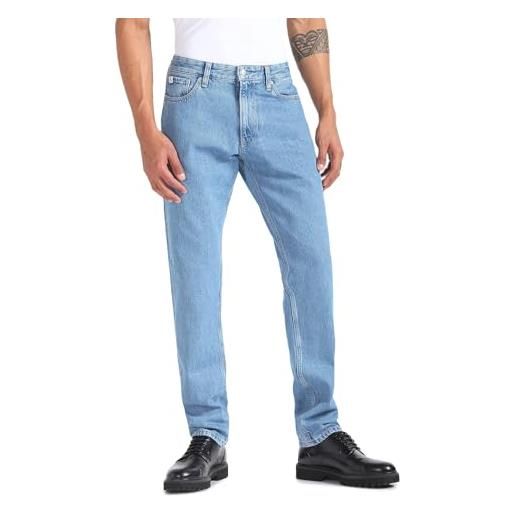 Calvin Klein Jeans authentic straight j30j324568 pantaloni di jeans, denim (denim light), 29w / 30l uomo