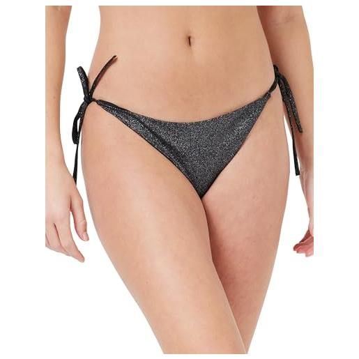 Calvin Klein string side tie kw0kw02277 costume da bagno con lacci ai lati, nero (pvh black), xl donna