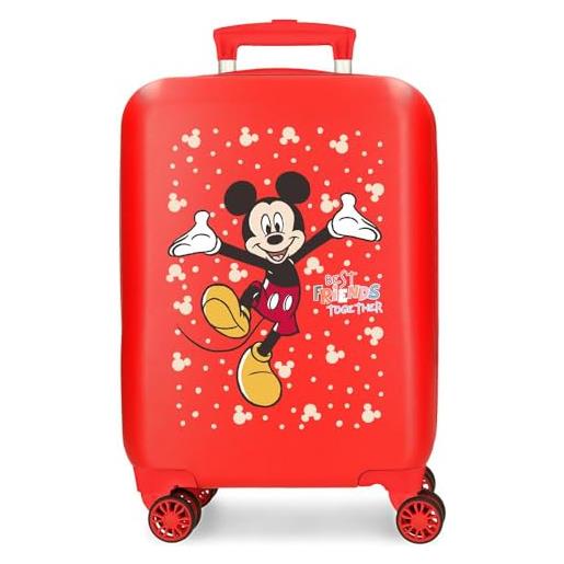Disney joumma Disney mickey best friends together valigia da cabina, rosso, valigia cabina