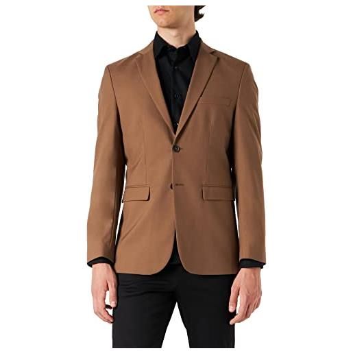 SELECTED HOMME BLACK slhslim-mylologan d camel blz b noos giacca, cammello, 60 uomo