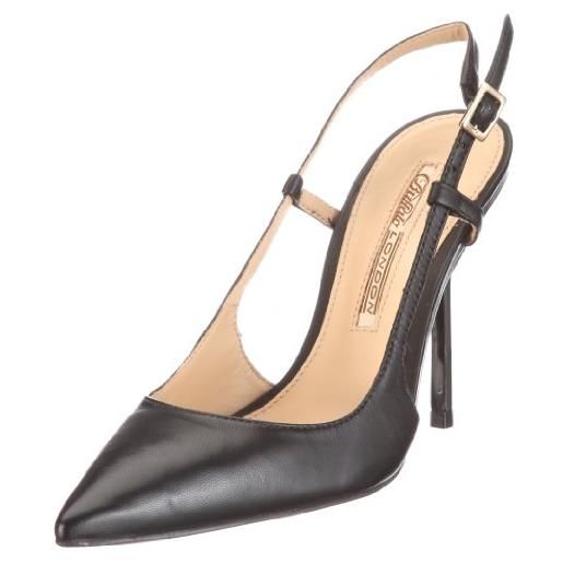Buffalo london 17002-646, scarpe eleganti donna - nero, 37 eu