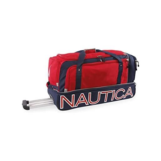 Nautica borsone rotolante, red/navy, submariner 30 borsone rotolante, rosso/blu navy. , submariner 30 borsone rolling