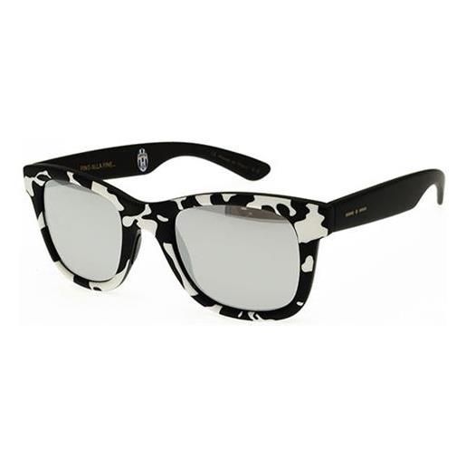ITALIA INDEPENDENT occhiali da sole 090 juventus sun unisex nero e bianco