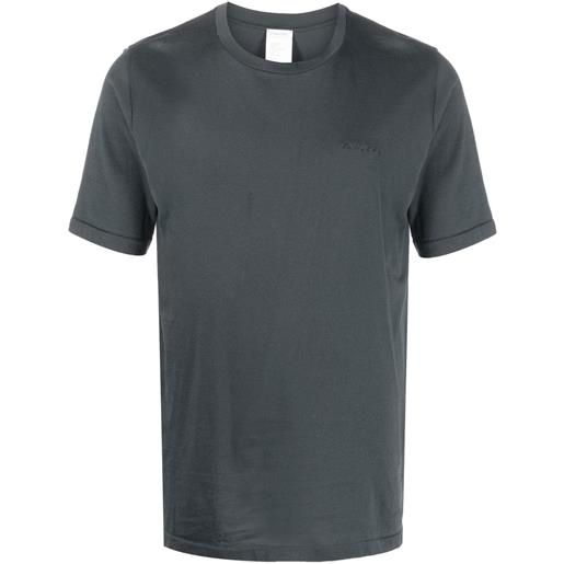 Caruso t-shirt con ricamo - grigio