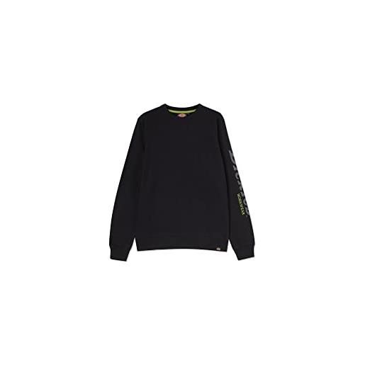 Dickies okemo graphic sweatshirt (bci), sweatshirt uomo, nero (black), 3xl