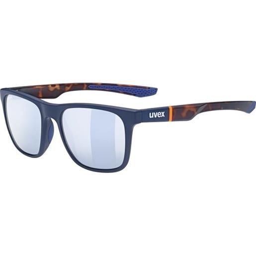 UVEX lgl 42 blue mat/havanna/silver occhiali lifestyle