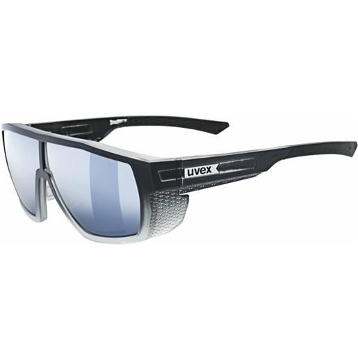 UVEX mtn style cv black matt/fade/colorvision mirror silver occhiali da sole outdoor