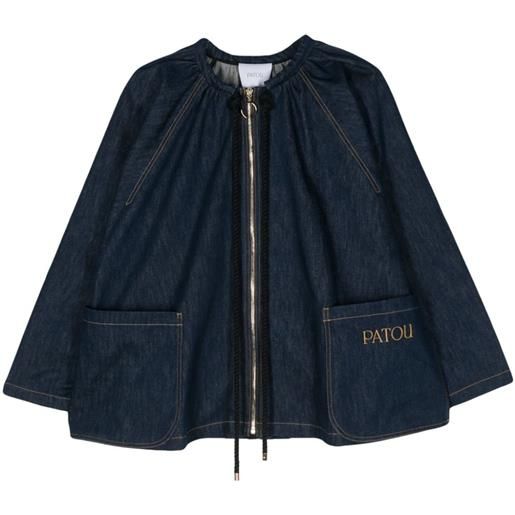 Patou giacca denim oversize - blu