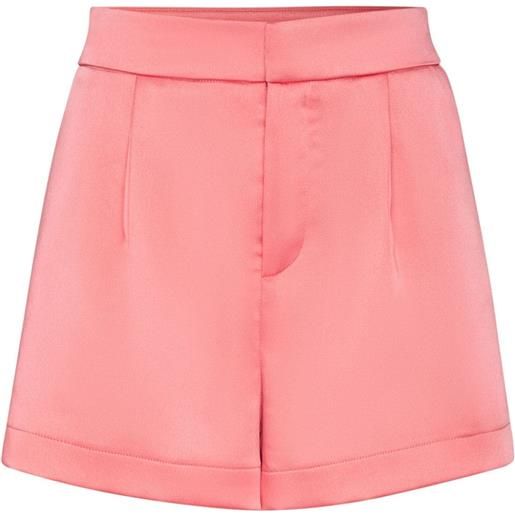 Philipp Plein shorts con placca logo - rosa