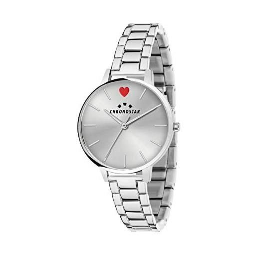 Chronostar orologio da donna, collezione glamour, in acciaio, lega - r3753267508