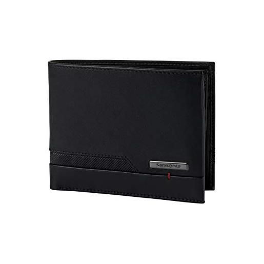 Samsonite pro-dlx 5 slg accessori da viaggio- portafogli, portafoglio orizzontale: 12.2 x 1.5 x 9.7 cm, nero (black)