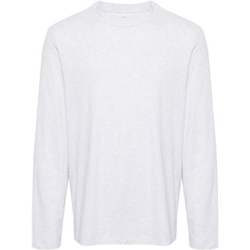Brunello Cucinelli t-shirt a maniche lunghe - grigio