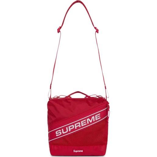 Supreme borsa a spalla con logo - rosso