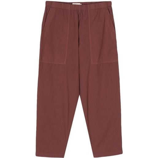 Barena pantaloni con vita elasticizzata - marrone