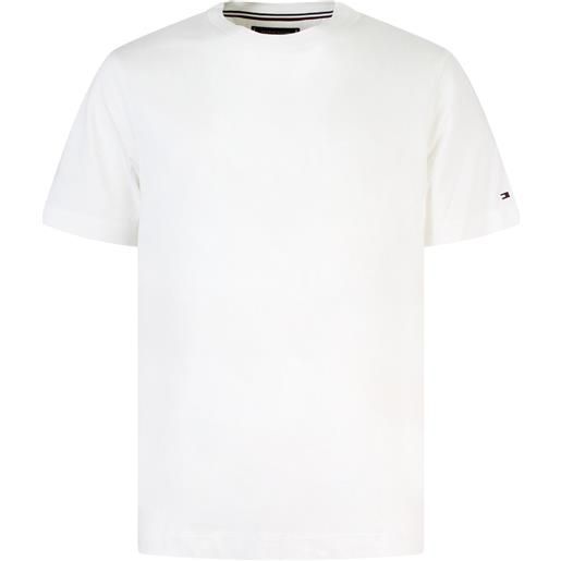 TOMMY HILFIGER t-shirt bianca con mini logo per uomo