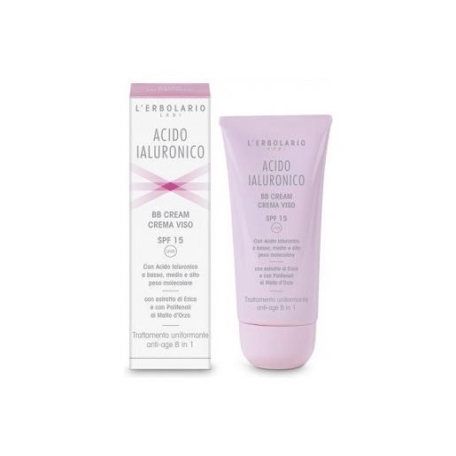 L'erbolario - acido ialuronico bb cream viso confezione 50 ml